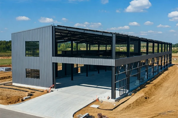 enhance strength and flexibility for a industrial steel building